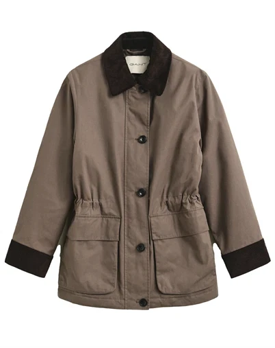 Gant - Waxed Barn Jakke - Faded Taupe 